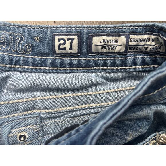 Miss Me JW6192S Skinny flap pocket jeans 27 - Picture 6 of 8